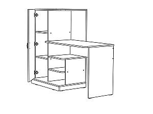 Masa de birou ML Mobila ML-15 Stejar Auriu