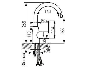 Robinet bucatarie Ferro Algeo BAG2ABL