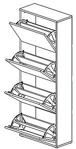 Dulap pentru incaltaminte ML Mobila ML-3 Stejar Auriu