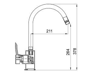 Robinet bucatarie Ferro Modena BTM4