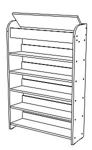 Raft pentru incaltaminte ML Mobila ML-16 Stejar Auriu