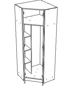 Mobila camera copii ML Mobila Junior Nr.3 Atelie Deschis(Gri)/Alb