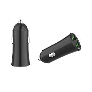 Incarcator auto Charome Car Charger with Cable USB to Type-C C6 Black
