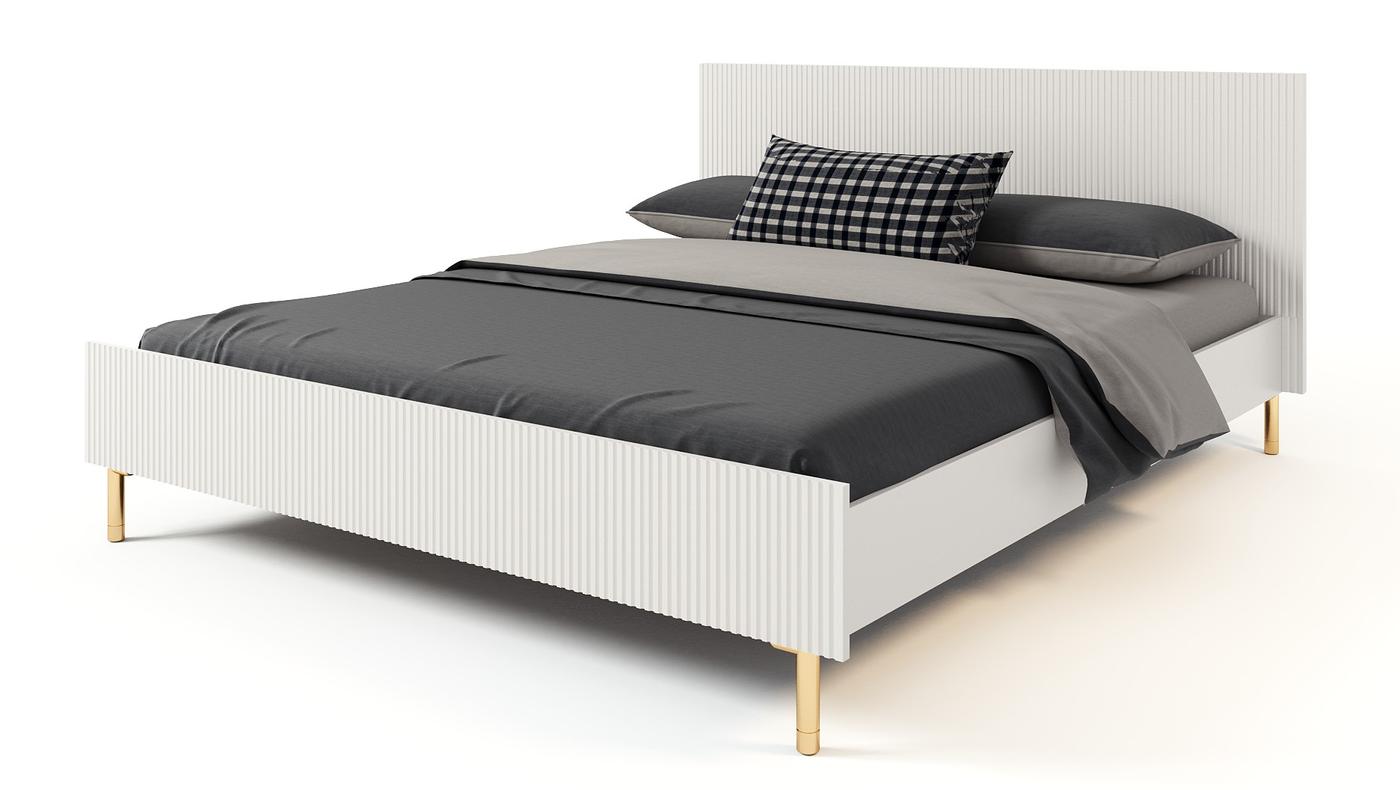 Pat ML Mobila Velvet Nr.14 1600 Alb/Auriu