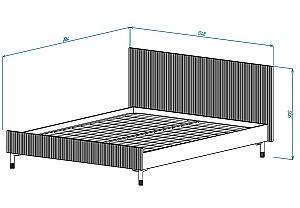 Pat ML Mobila Velvet Nr.14 1600 Alb/Auriu