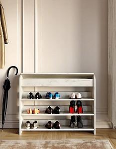 Raft pentru incaltaminte ML Mobila ML-13 (1000) Stejar Kraft Alb