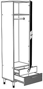 Living ML Mobila Velvet Nr.3 Alb/Auriu