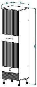 Living ML Mobila Velvet Nr.3 Alb/Auriu
