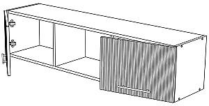 Living ML Mobila Velvet Nr.3 Alb/Auriu