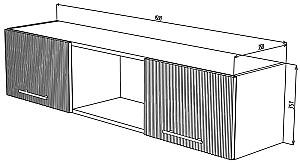 Living ML Mobila Velvet Nr.3 Alb/Auriu