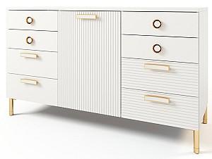 Living ML Mobila Velvet Nr.3 Alb/Auriu