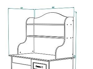 Masa de birou ML Mobila Liverpool Nr.45 Fildes