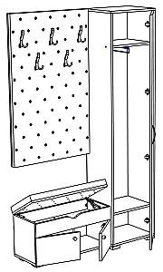 Antreu ML Mobila Nr.10 (1300) Stejar Auriu/Bej