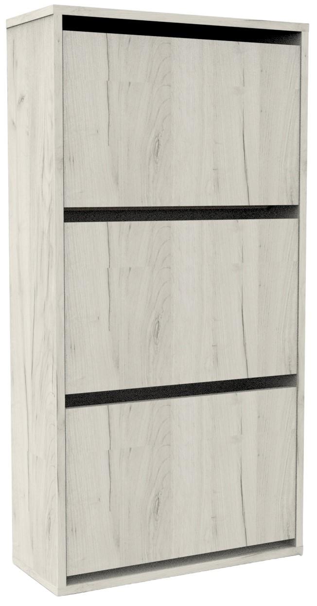 Dulap pentru incaltaminte ML Mobila ML-2 Stejar Kraft Alb