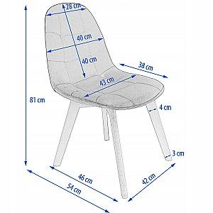 Scaun Jumi COLIN Gri