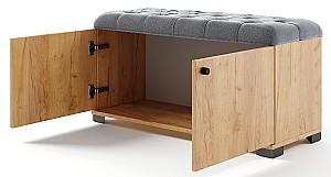 Dulap pentru incaltaminte ML Mobila ML-9 Stejar Auriu