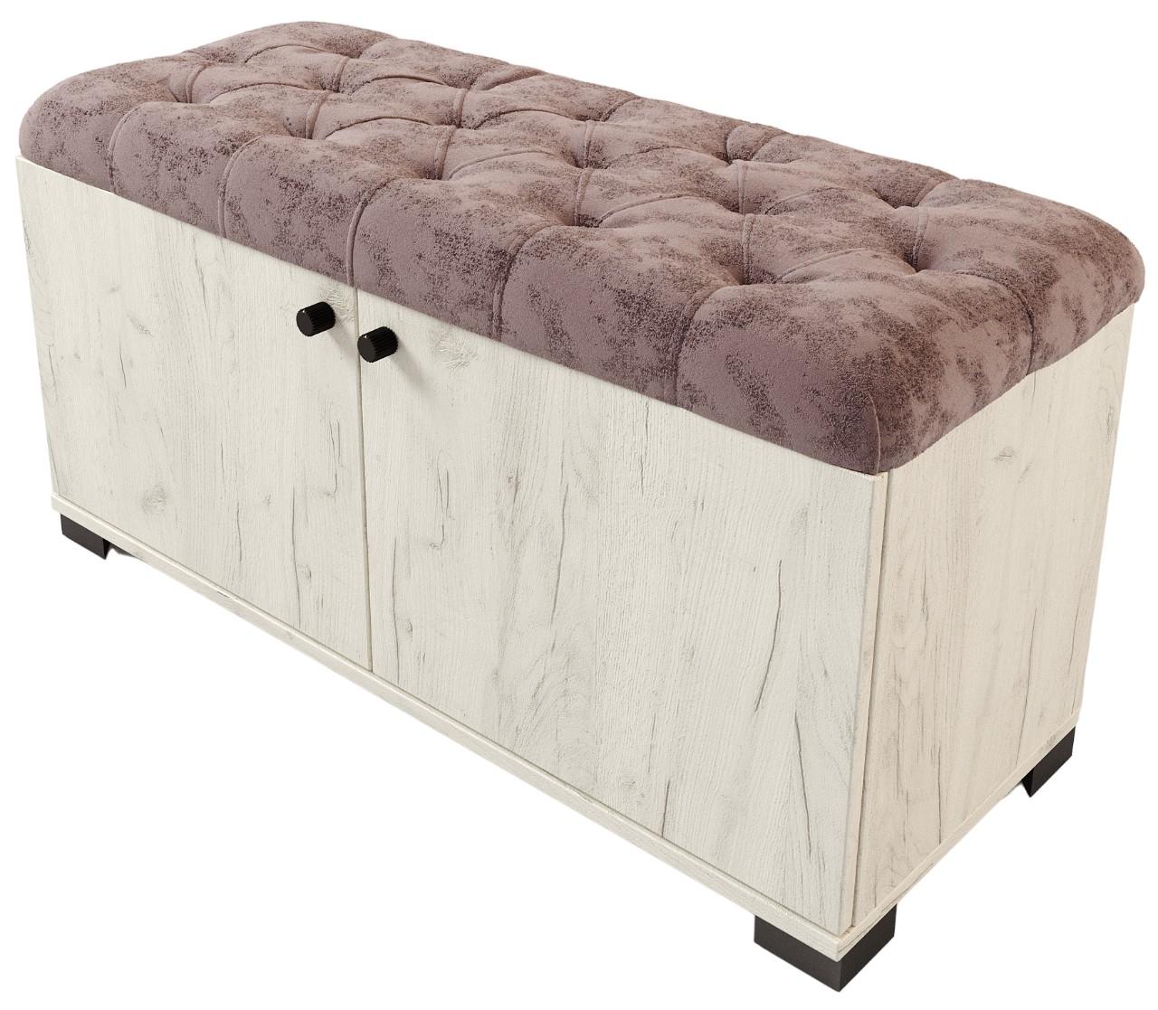 Dulap pentru incaltaminte ML Mobila ML-9 Stejar Kraft Alb