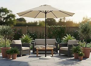 Suport pentru umbrele de terasa Chomik 16 KG (GAO0896) Alb