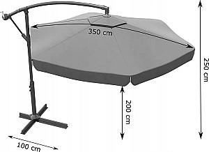 Umbrela Chomik Banana (cu husă) GAO0452 Gri