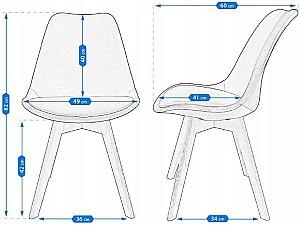 Scaun Jumi Bari Negru