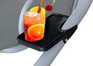 Leagan balansoar Chomik 210x120x170 cm (cu funcție de șezlong) KRE9771 Gri