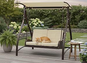 Leagan balansoar Chomik 166x130x170 cm KRE3132 Bej