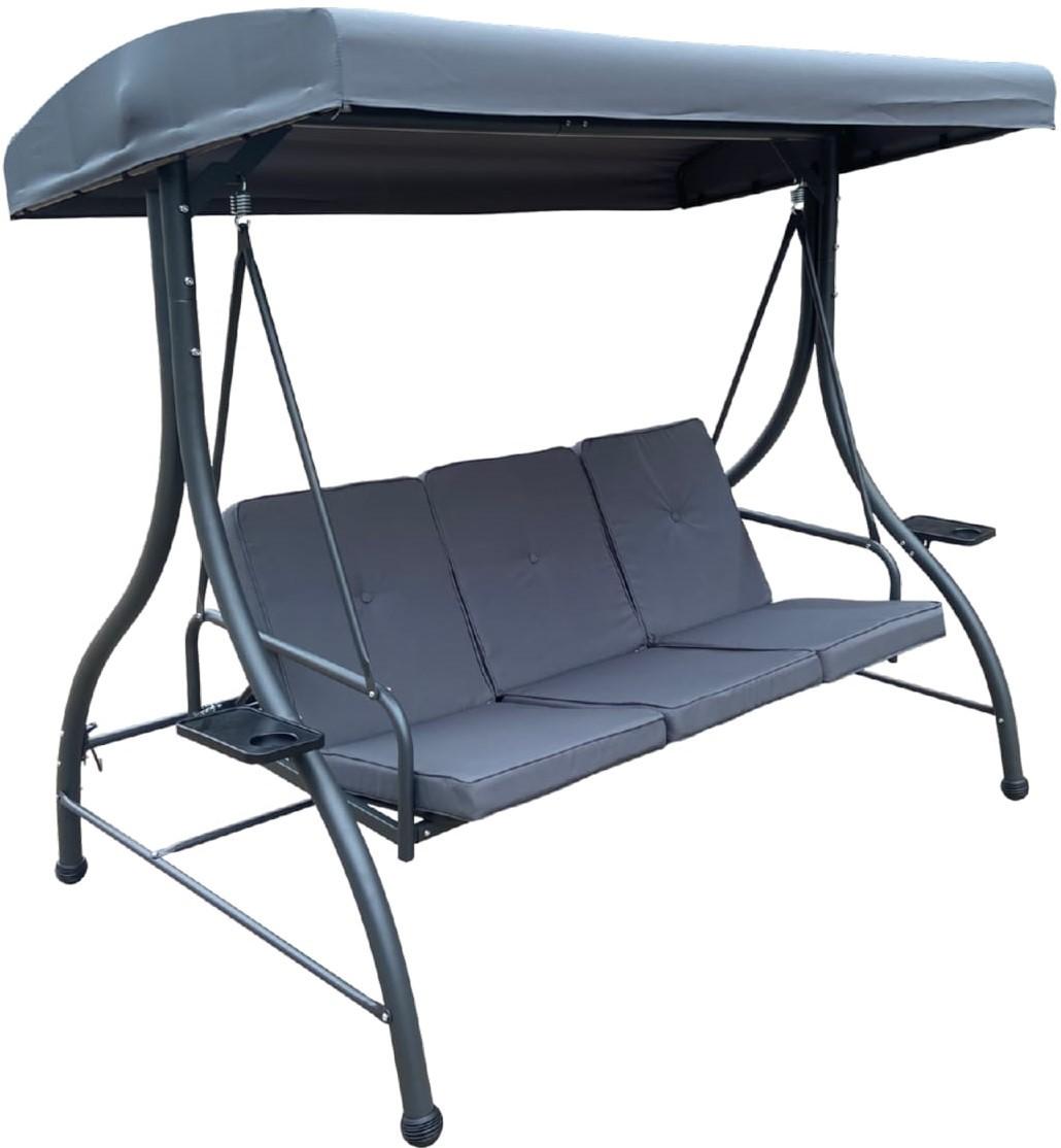 Leagan balansoar Chomik 194x120x174 cm (cu funcție de șezlong) KRE3156 Antracit