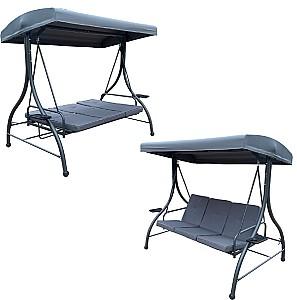 Leagan balansoar Chomik 194x120x174 cm (cu funcție de șezlong) KRE3156 Antracit