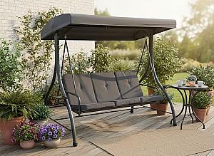 Leagan balansoar Chomik 194x120x174 cm (cu funcție de șezlong) KRE3156 Antracit