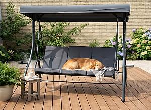 Leagan balansoar Chomik 194x120x174 cm (cu funcție de șezlong) KRE3156 Antracit