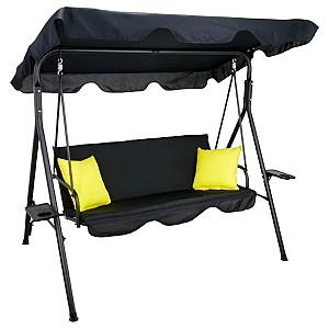 Leagan balansoar Chomik 170x118x153 cm KRE9689 Negru