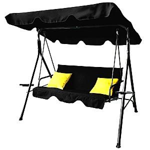 Leagan balansoar Chomik 170x118x153 cm KRE9689 Negru