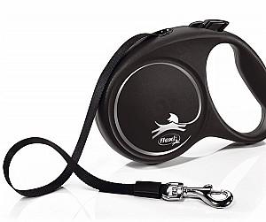 Ham pentru caini Beeztees Flexi Black Design Tape L 5m