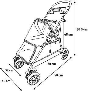 Transportator de caini Flamingo Red (515950)