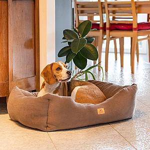 Pat pentru caine Ferplast Coccolo Microfleece 80 Dove Grey