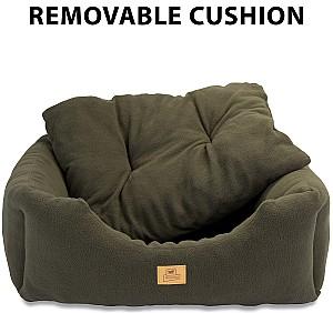 Pat pentru caine Ferplast Coccolo Microfleece 80 DarkGreen (83318023)