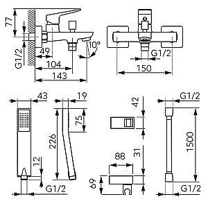 Baterie cada Ferro Vitto BVI11VLBL