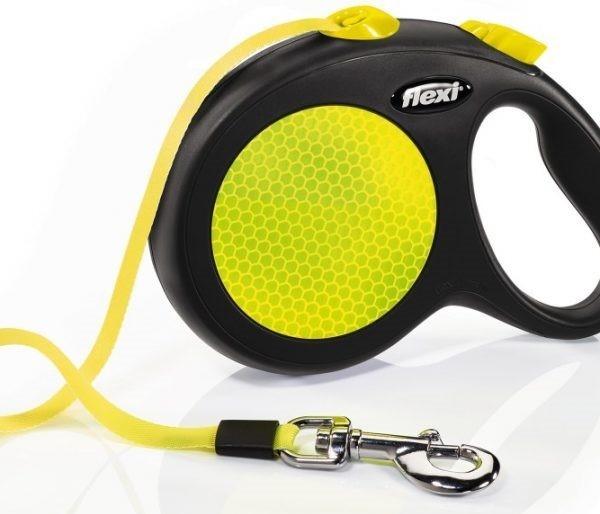 Ham pentru caini Beeztees Flexi New Classic Neon Tape S (756811)