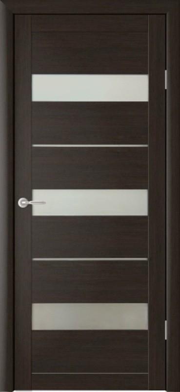 Ușă de interior Albero Praga sticla mat Chiparos Negru