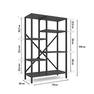 Etajera Nex Loft Cascade Antracit (Gri)