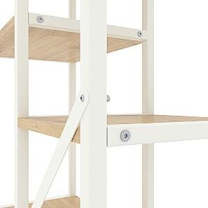 Etajera Nex Loft Cascade Alb/Stejar Artisan (Bej)