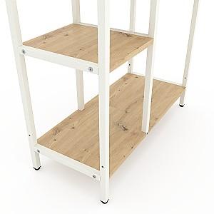 Etajera Nex Loft Cascade Alb/Stejar Artisan (Bej)