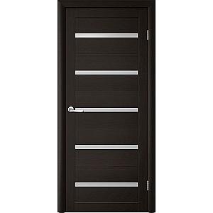 Ușă de interior Albero Flora T-2 Black (sticla mata)