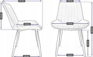 Scaun Jumi VIVA Negru