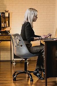 Fotoliu de birou Jumi Joy Gri