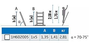 Scari Nex Metkas 1x5 1.41 m