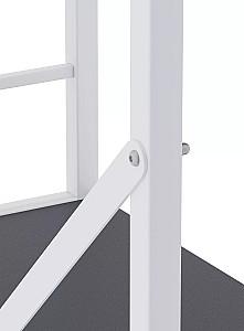 Etajera Nex Loft Alb/Antracit (Gri)