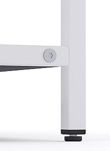 Etajera Nex Loft Alb/Antracit (Gri)