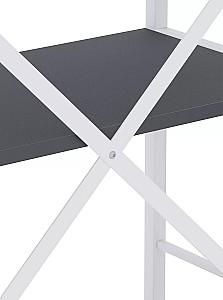 Etajera Nex Loft Alb/Antracit (Gri)