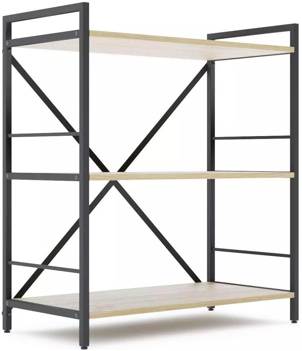 Etajera Nex Loft Antracit (Gri)/Stejar Artisan (Maro)